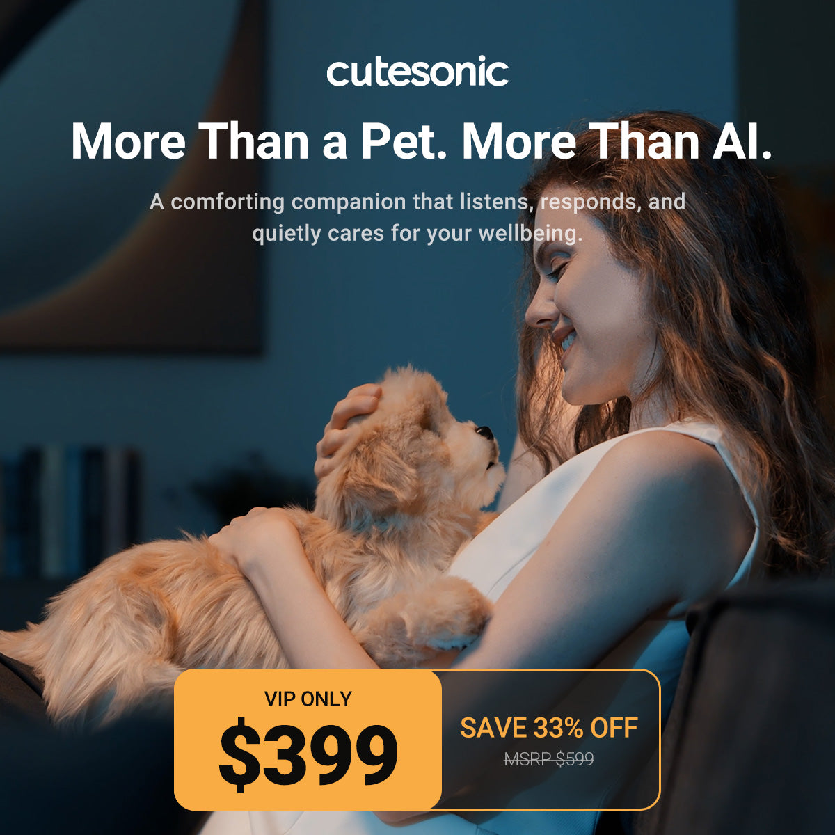 Lifelike AI Companion Pet Robot