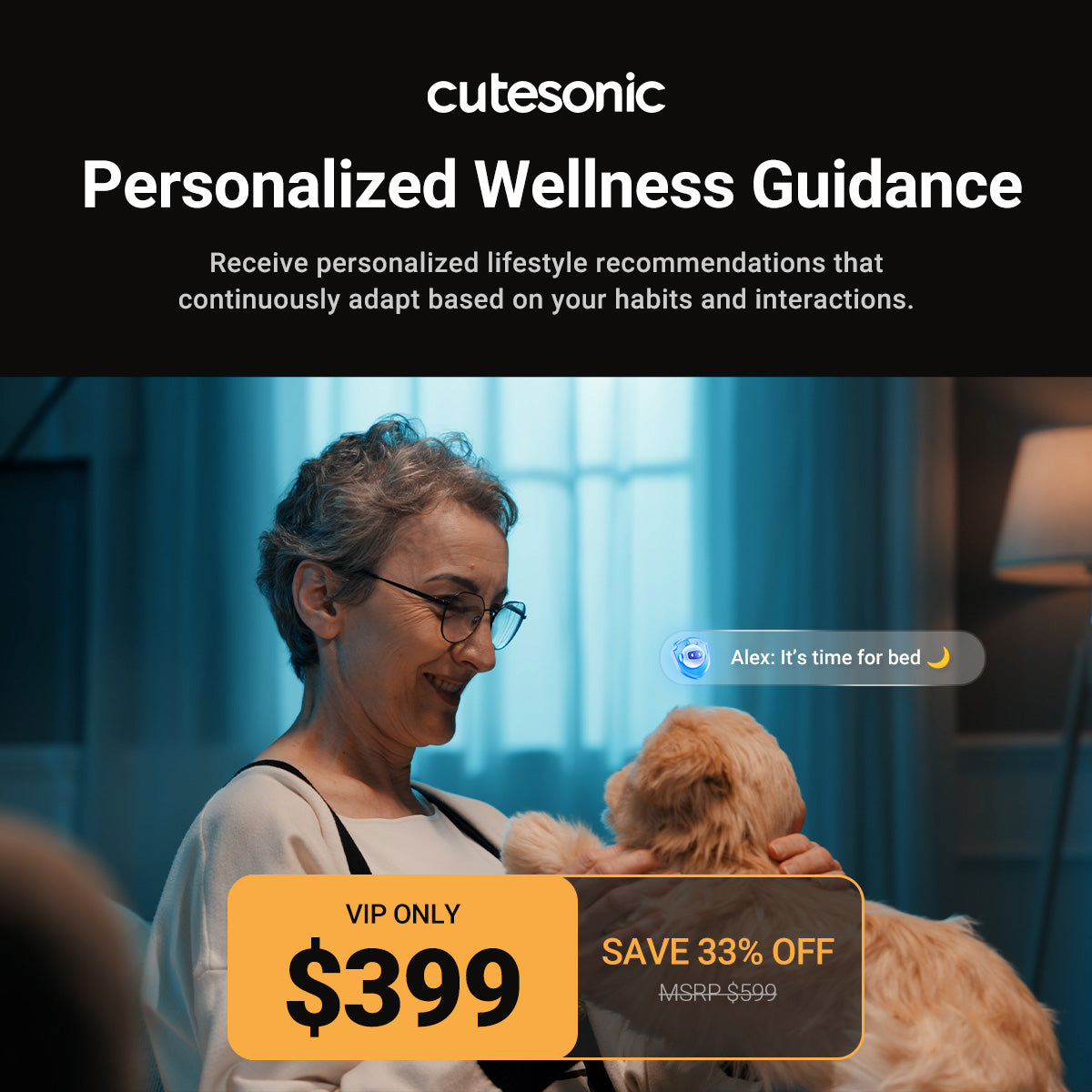 Lifelike AI Companion Pet Robot